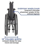 Medline 20 K3 Height Adjustable Wheelchair With Swing-back Desk-length Arms. Fixed Price $165.00.