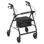 Medical Adult Rollator Walker Portable Folding Chair Seat For Handicap Disabled. Fixed Price $125.81.
