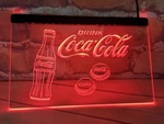 Coca Cola Drink Led Neon Light Sign Man Cave Cafe Bar Collectable Wall Art Cor. Fixed Price $32.61.