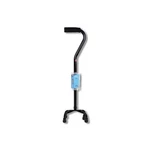 Carex Black Offset Quad Cane Aluminum/plastic 37 FGA74101 0000. Fixed Price $34.99.