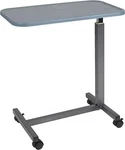Drive Medical Overbed Table With Plastic Top, Silver Vein. Fixed Price $175.00.
