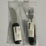 New Sammons Preston Sure Grip Aid Utensils Silverware Fork And Knife. Fixed Price $11.21.