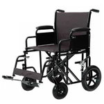 Probasics Heavy Duty Transport Wheelchair 22" Seat And W/12" Rear Wheels.... Fixed Price $319.97.