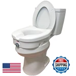 Carex E-z Lock Raised Seat: 5" Height, Fits Round/elongated. Fixed Price $74.82.
