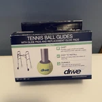 Drive Tennis Ball Glides Yellow Quiet Durable Easy Install With Pads. Fixed Price $19.30.