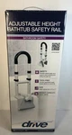 Drive RTL12036-ADJ Adjustable Height Clamp On Tub Rail-new In Box. Fixed Price $75.25.