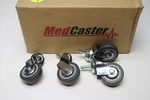 4X Pack 2" .85" Medcaster Swivel Grip Roller Wheel 901984 7/16" Stem. Fixed Price $47.99.