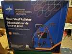 Medline Steel Rollator Walker Burgundy. Nib Sealed Never Opened. Fixed Price $35.00.