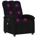 Massage Recliner Chair, Adjustable Backrest/ Footrest, Fabric Vidaxl. Fixed Price $226.99.
