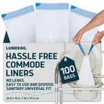 Lunderg Commode Liners - Value 100 Count (pack Of 1), White. Fixed Price $57.11.