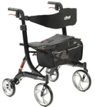 Drive Medical Nitro Hd 4-WHEEL Rollator Walker Black New. Fixed Price $549.00.