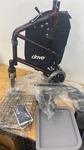 Drive Medical 3-WHEEL Aluminum Rollator, Flame Red, 10289RD. Fixed Price $65.32.