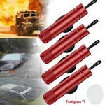2 Pcs Safe Hammer Car Window Glass Breaker Emergency Escape Tool Seatbelt Cutter. Fixed Price $6.99.