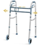 Medical King Walkers For Seniors Aluminum Lightweight With Wheels, Adj.... Fixed Price $64.62.