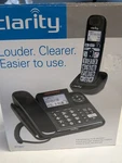 Clarity E713CC Amplified Corded/cordless Combo With Answering Machine. Fixed Price $15.00.