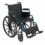 Drive BLS18FBD-ELR Wheelchair Black/blue. Fixed Price $67.39.