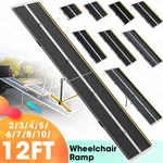 2/3/4/5/6/7/8/10/12FT Home Wheelchair Non-skid Folding Aluminum Ramps Steps. Fixed Price $341.99.