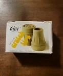 Cara Pair Of Tan 7/8" I.d. Vacuum Crutch Rubberized Tips #41 New Open Box. Fixed Price $9.20.