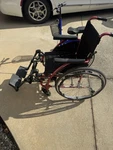 Excellent Condition. Karman S-115 25 Lbs Ultra Light Ergonomic Wheelchair. Fixed Price $350.00.