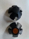 Permobil Hub Caps Black Older C300, Chairman, C500 Entra. Fixed Price $10.00.