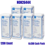 Medline Gauze Sponges 4X4 4-PLY Non-sterile 1200 Ct Wound Care NON26444. Fixed Price $42.99.