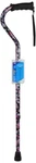 Carex Ergo Offset Adjustable Walking Cane W/ Soft Cushioned Handle Floral Black. Fixed Price $25.46.