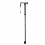 Adjustable Lightweight Folding Cane With Gel Hand Grip - Black. Fixed Price $45.00.