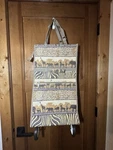 Safari Animal Print Rolling Tote Bag Wheeled Travel Cart Zebra Giraffe. Fixed Price $19.99.