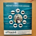 Proactive Medical Protekt Back Wheelchair Cushion E2611 Black Lumbar Support. Fixed Price $27.08.