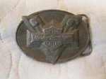 Vintage 1983 Amf Harley Davidson Motorcycle Belt Buckle Twin Biker Pewter. Fixed Price $16.87.