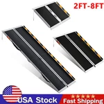 2-8FT Folding Aluminum Wheelchair Ramp Portable Mobility Scooter Non-slip 600LBS. Fixed Price $128.99.