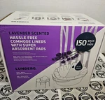 Lunderg Commode Liners Value Pack 150 Count Universal Fit Lavender Scent!. Fixed Price $40.00.