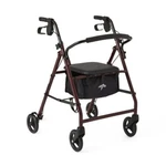 Medline Basic Steel Rollator Seniors Walker With Seat And Wheels MDS86850ES8. Fixed Price $44.95.