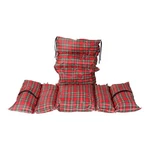 Mabis Healthcare Dmi Comfort Wheelchair Cushion, Plaid. Fixed Price $58.45.