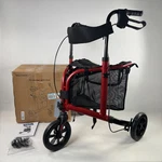 Mate 3 Rollator Walker W/seat For Slim Seniors 8" Wheels - Red. Fixed Price $85.00.