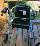 Nova Zoom 20 Foldable Rolling Mobility Walker Rollator - 7 Color Choice New. Fixed Price $75.00.
