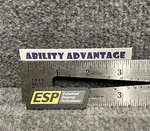 New: Permobil Esp Enhanced Steering Performance Decal Emblem 2 Long X 5/8 Tall. Fixed Price $12.00.