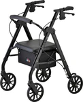 Nova Star 8 Rollator Walker W/perfect Fit System Ltweight Folding-openbox Black. Fixed Price $184.95.