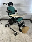 Large Rifton Activity Chair R870 Hi-lo Base Tray Headrest Laterals Adult Sz. Fixed Price $2699.00.