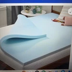 Linenspa Memory Foam Mattress Topper - 2 Inch Gel Infused Full Xl. Fixed Price $49.99.
