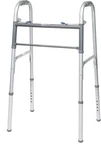 Compass Health Probasics Economy Two-button Folding Steel Walker, (adult). Fixed Price $152.99.