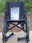 Quickie Lxi Transit Folding Wheelchair By Sunrise Medical + Instruction Manual. Fixed Price $459.90.