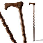 Brazos Twisted Oak Walking Cane, Handcrafted Wooden Canes. Fixed Price $63.84.