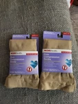 Lot Of 2 Cvs Brand Firm Compression Socks, Unisex Size L/xl Nwt. Fixed Price $11.99.