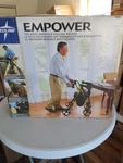 Medline Premium Empower Folding Mobility Rollator Walker, 300 Lb.weight, Black. Fixed Price $99.99.