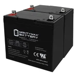 Mighty Max 12V 55AH Sla Battery Replacement For Mk M22NF Sld - Pack. Fixed Price $239.99.
