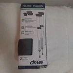 Crutches Accessory Kit Medical Drive Grey Arm Cushions Hand Grips Tips RTL10395. Fixed Price $20.00.
