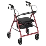 Drive Medical Aluminum Rollator, 6" Casters. Fixed Price $175.00.
