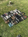 Lot 26 Pairs Of Athletic Shoe Wholesale Reseller Bulk Hoka On Keen Timberland. Fixed Price $199.99.