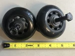 Pair Pride / Jazzy Anti-tip 3" Wheels Scooter Wheelchair WHLASMB1453 Mobility. Fixed Price $20.00.